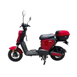 Motocicleta Eléctrica Jia E-GO Roja