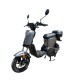 Motocicleta Eléctrica Jia E-GO Plateada lateral izquierdo