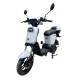 Motocicleta Eléctrica Jia E-GO Blanca lateral izquierdo